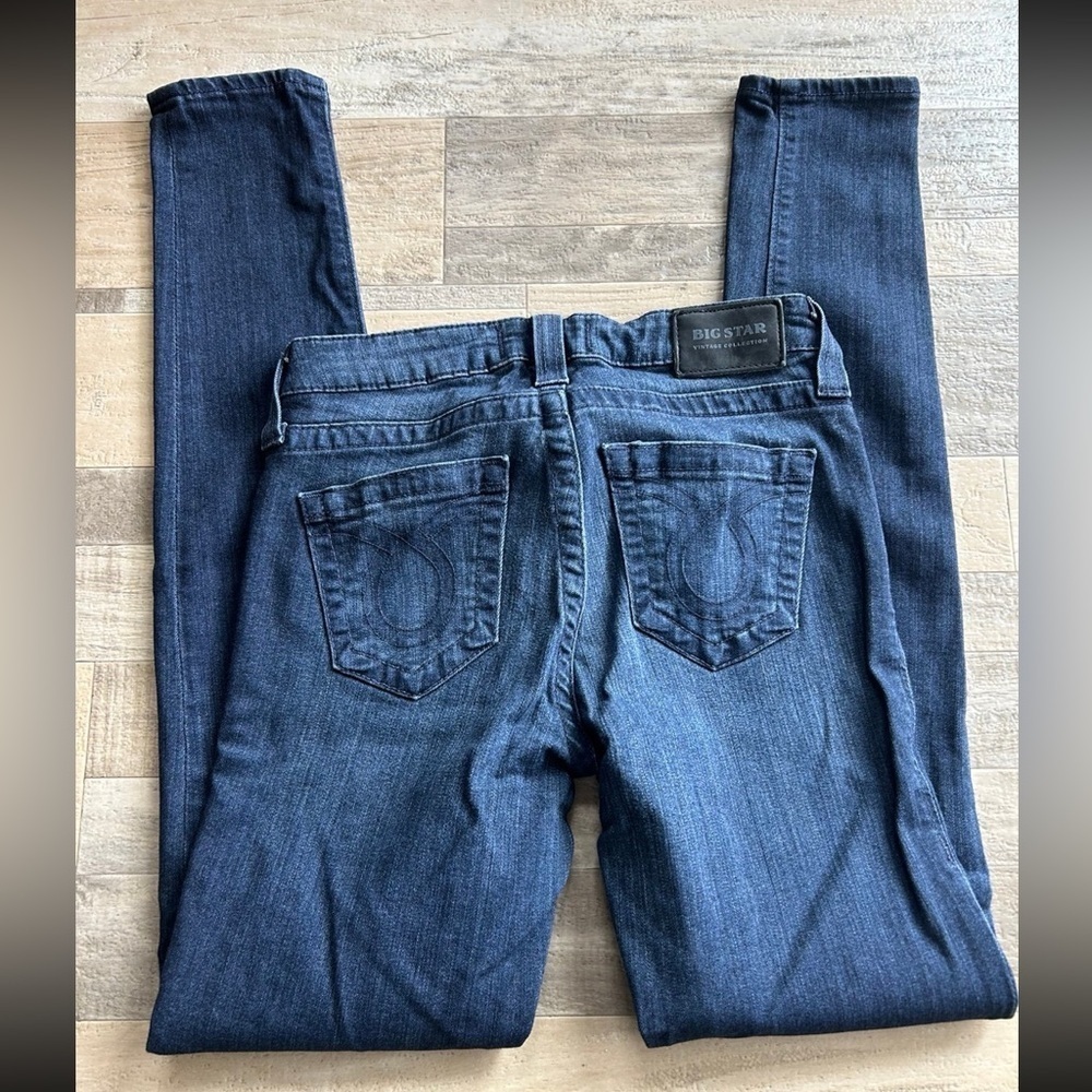 Big star vintage collection Alex skinny dark wash jeans